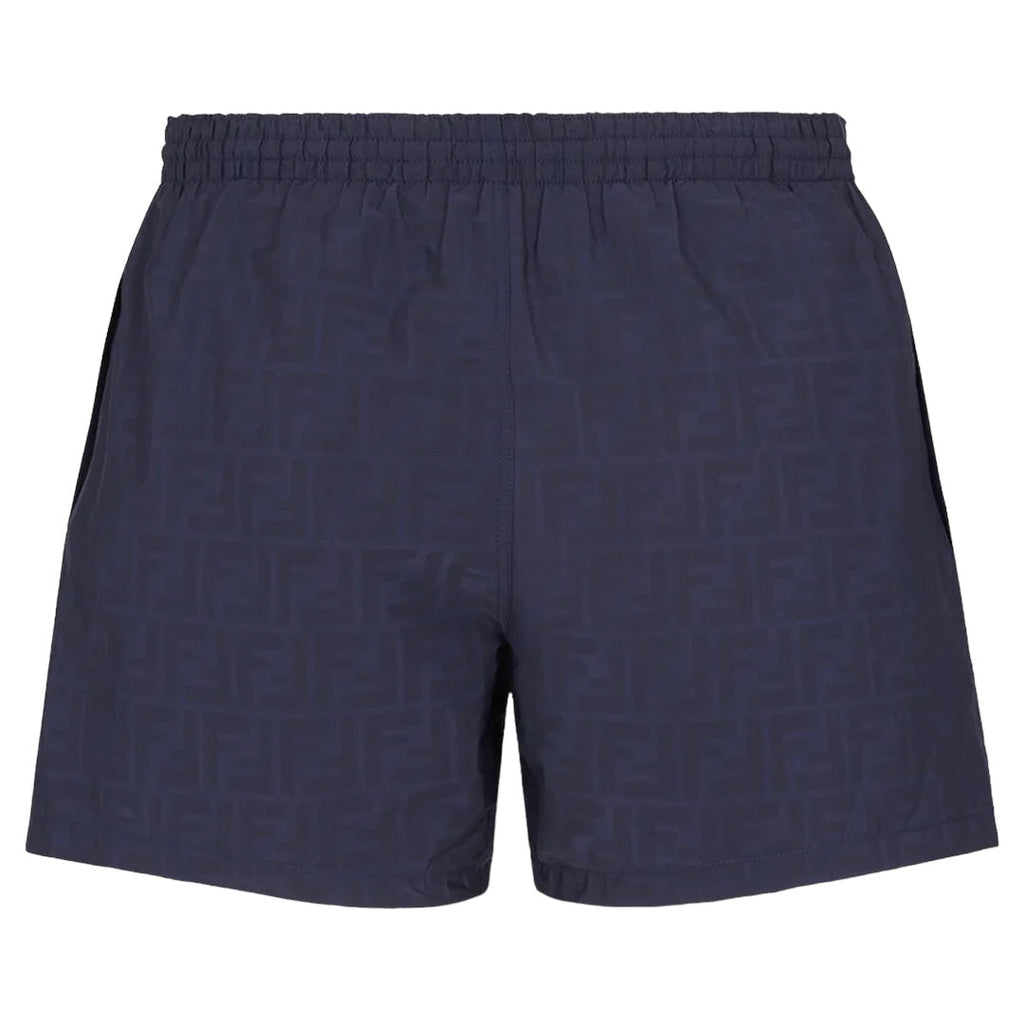 Fendi FF Water Reactive SwimShorts Navy