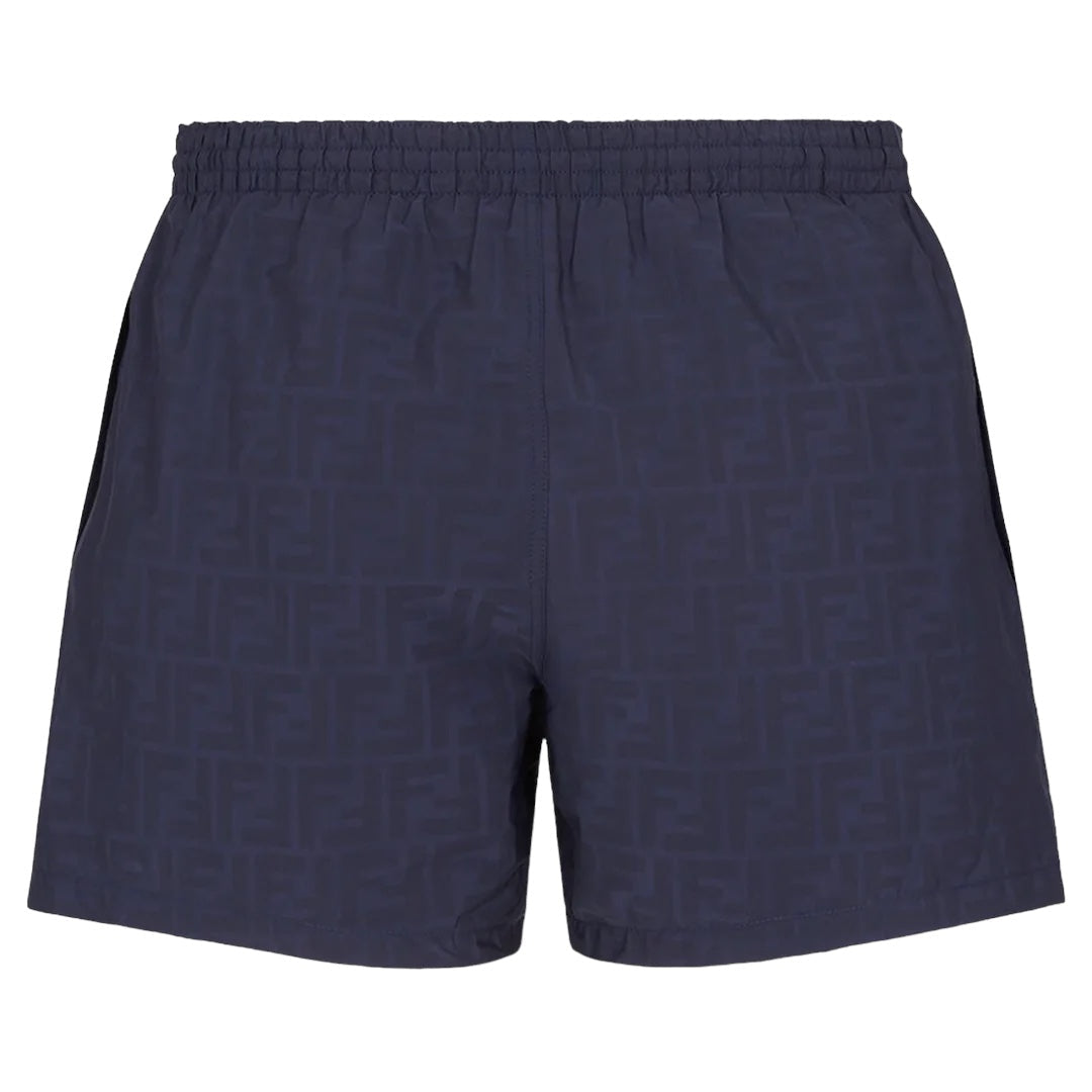 Fendi FF Water Reactive SwimShorts Navy