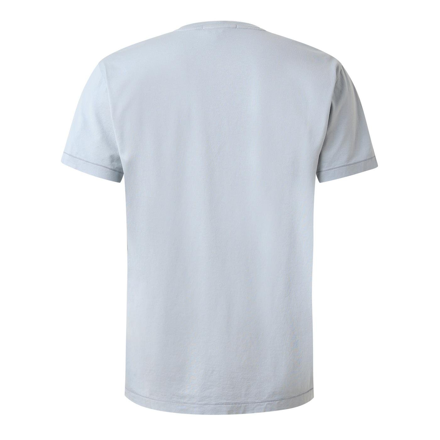 Stone Island Cotton Compass Logo Patch T-Shirt Ash Grey - detail 1