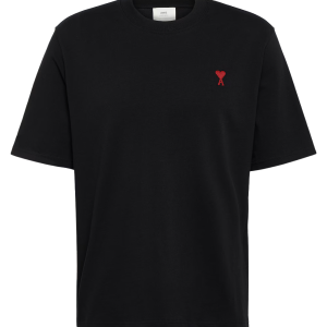 AMI PARIS De Coeur T Shirt Black Oversized