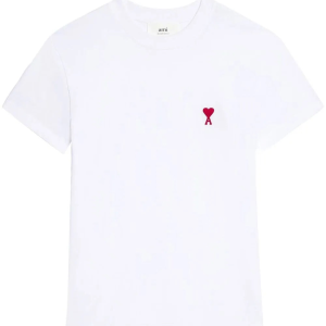 AMI PARIS De Coeur T Shirt White