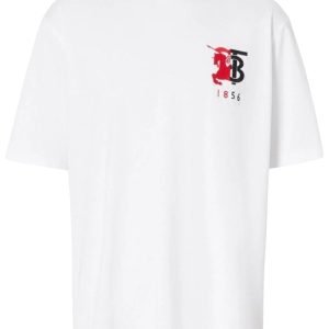 Burberry 1856 logo white t-shirt