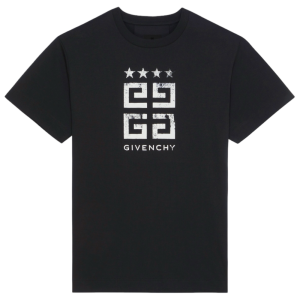 Givenchy 4G Stars T Shirt Black