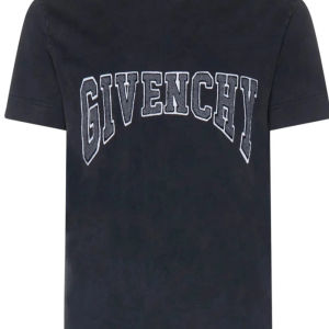Givenchy Embroidered Logo Patch T Shirt in Grey