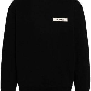 Jacquemus Gros Grain Crewneck Black