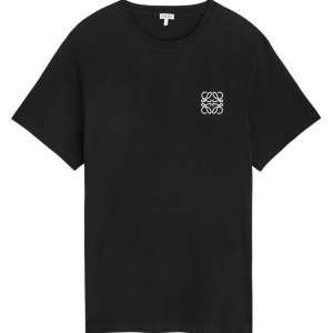 Loewe Anagram Embroidered Logo T-Shirt Black